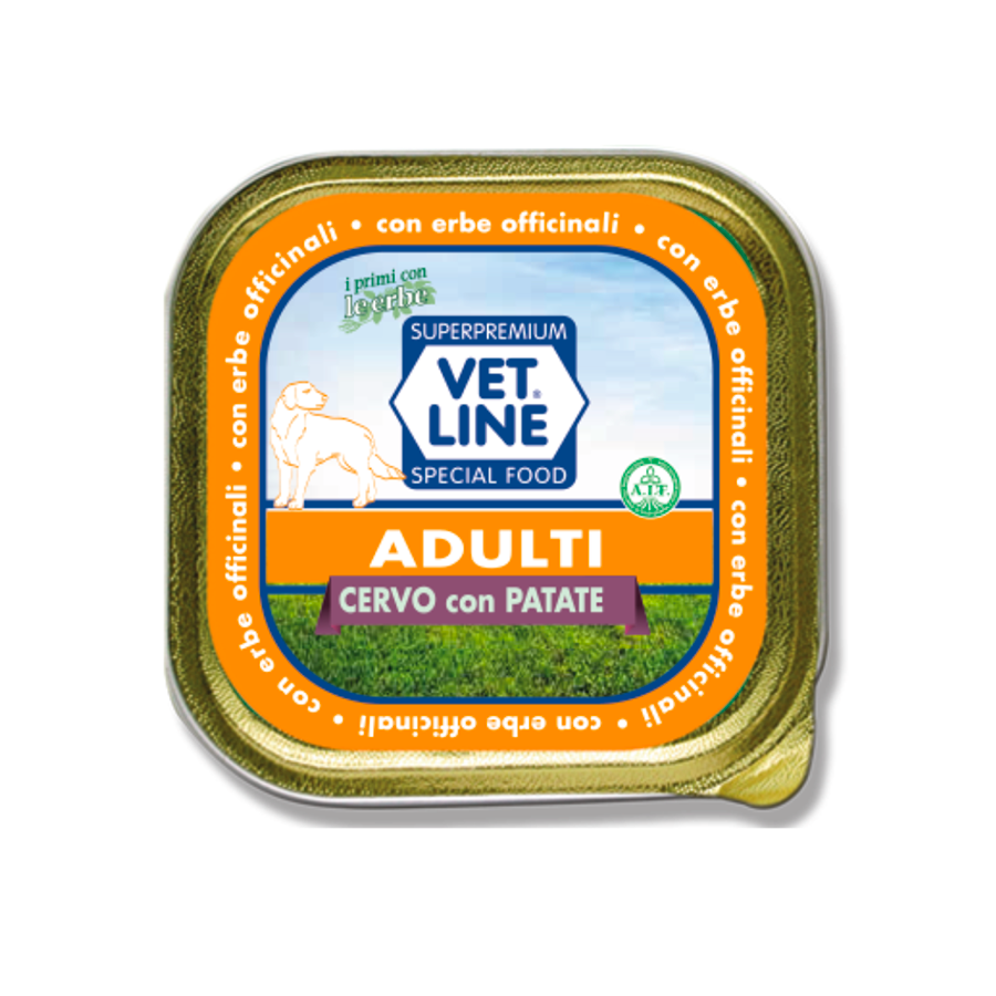Vet Line - ADULTI CERVO E PATATE