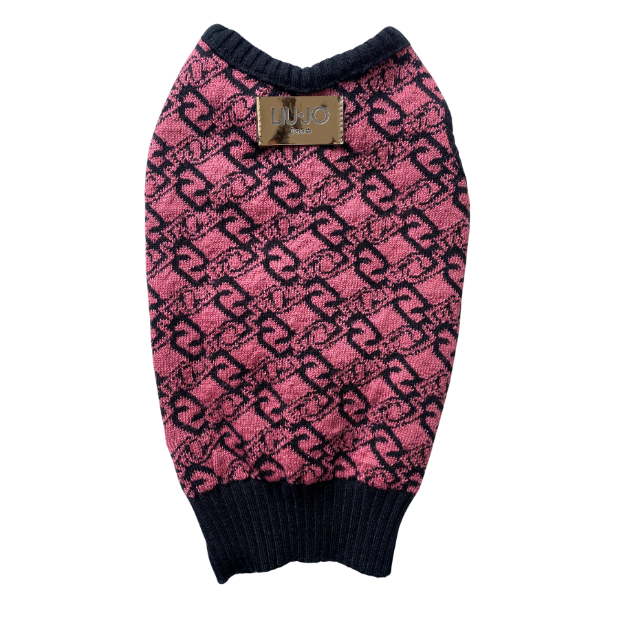 Liu Jo - Gilet jaquard rose