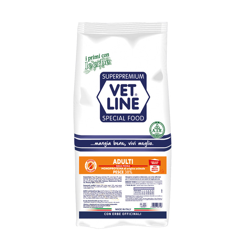 Vet Line - ADULTI PESCE TAGLIA PICCOLA