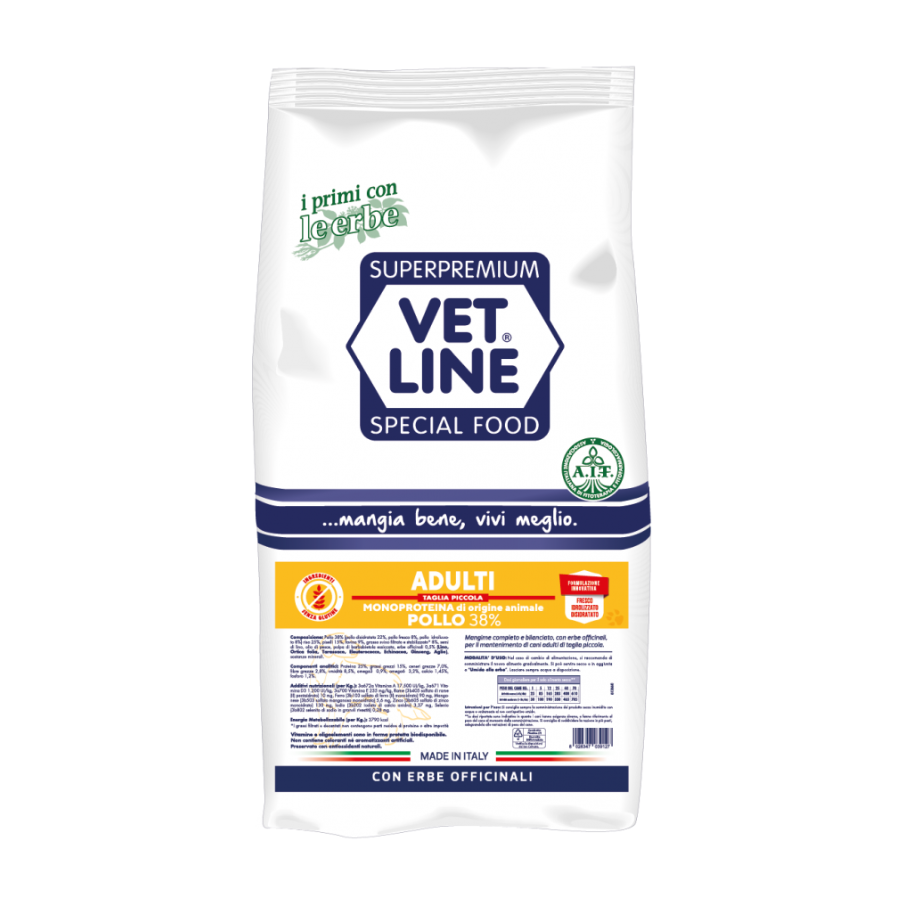 Vet Line - ADULTI POLLO TAGLIA PICCOLA