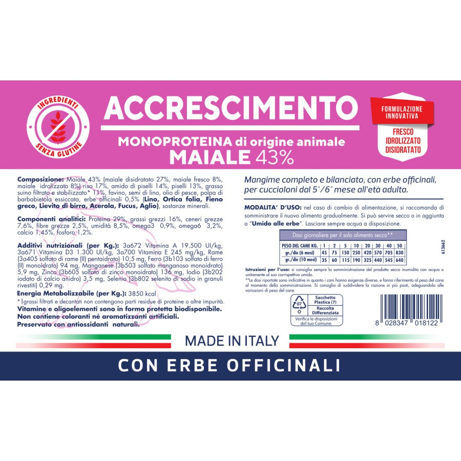 Vet Line - ACCRESCIMENTO MAIALE