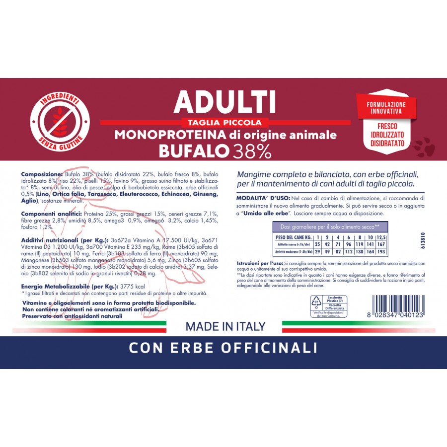 Vet Line - ADULTI BUFALO TAGLIA PICCOLA