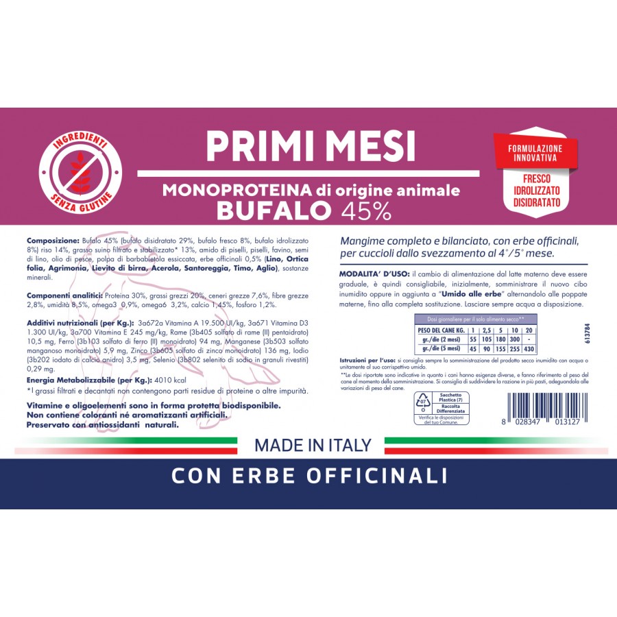 Vet Line - PRIMI MESI BUFALO