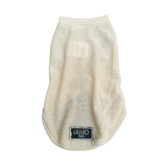 Liu Jo Maglia lamè begie