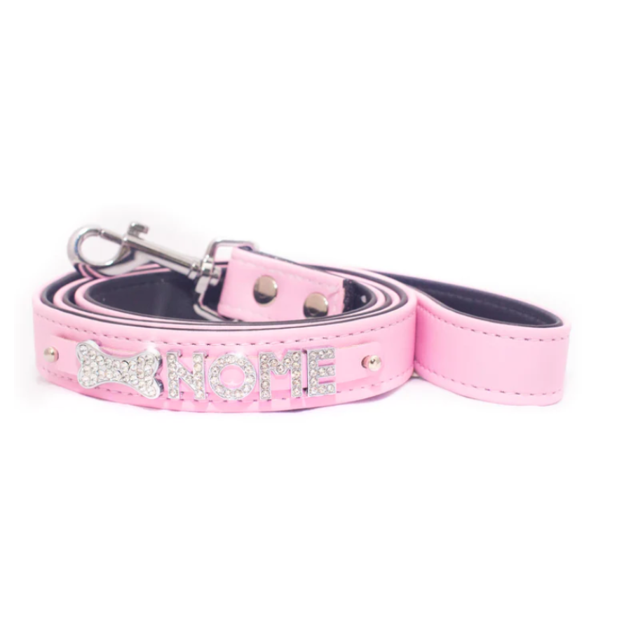 Collarissimo – Guinzaglio Rosa Strass