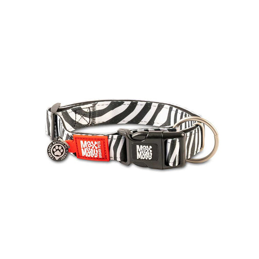 Max&Molly - Smart ID Collare - Zebra
