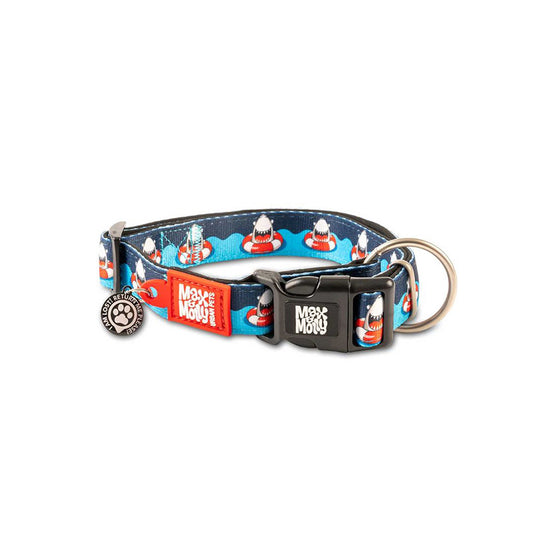 Max&Molly - Smart ID Collare - Frenzy the Shark