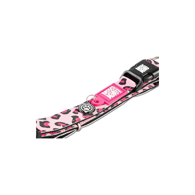 Max&Molly - Smart ID Collare - Leopard Pink
