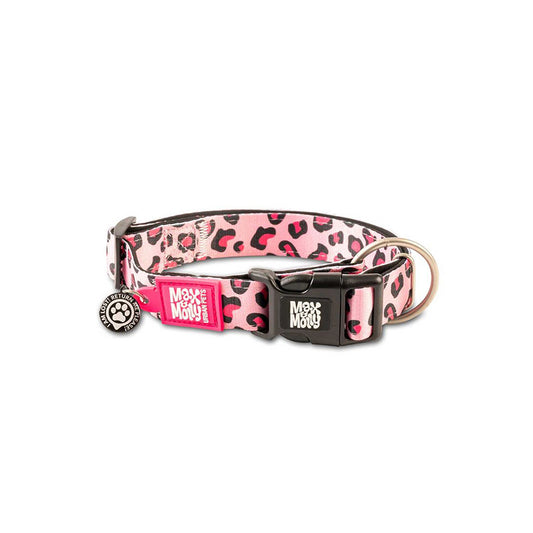 Max&Molly - Smart ID Collare - Leopard Pink