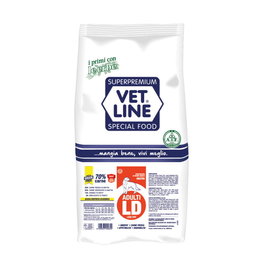 Vet Line - ADULTI LD ANATRA LD - GRAINFREE