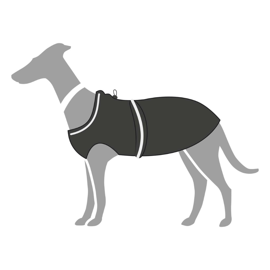 Hunter - Cappottino cane Uppsala Rain - nero
